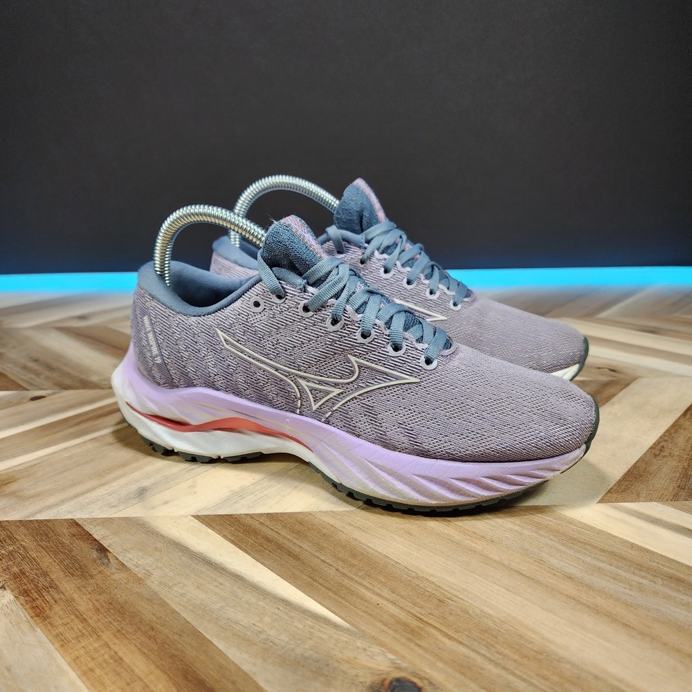 Mizuno Wave Inspire 19 Women's Running Shoes Purple Wisteria Size 7.5